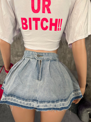Just A Girl Mini Skirt